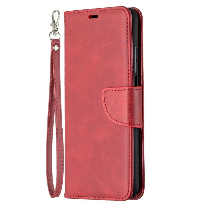 Capa Em Pele Para Xiaomi Mi 10T / 10T Pro Flip Retalho Oblíquo