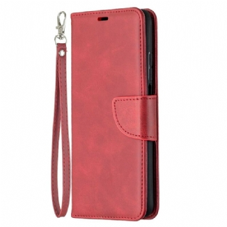 Capa Em Pele Para Xiaomi Mi 10T / 10T Pro Flip Retalho Oblíquo