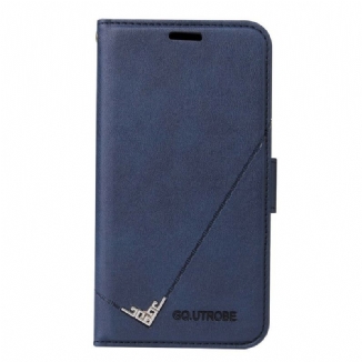 Capa Flip Para Xiaomi Mi 10T / 10T Pro Imitação De Couro Fantasia Metal Gq.utrobe