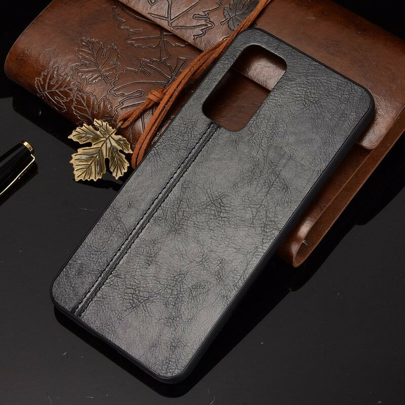 Capa Para Xiaomi Mi 10T / 10T Pro Efeito Couro Couture