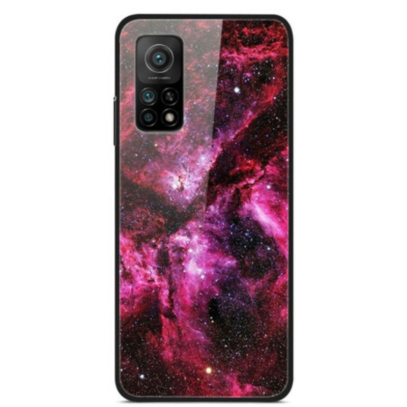 Capa Para Xiaomi Mi 10T / 10T Pro Fada De Flor De Vidro Temperado