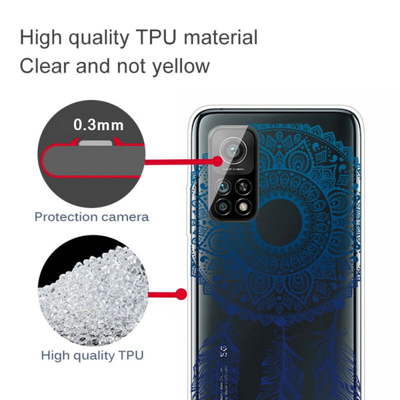 Capa Para Xiaomi Mi 10T / 10T Pro Mandala De Flor Única