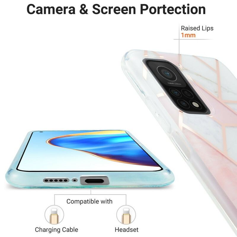 Capa Para Xiaomi Mi 10T / 10T Pro Mármore De Design