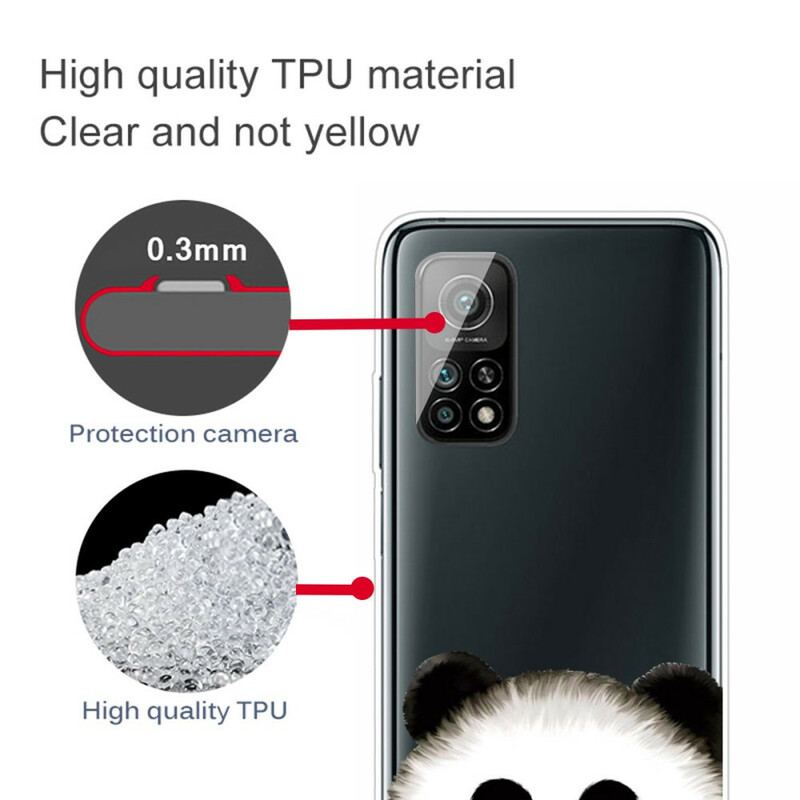 Capa Para Xiaomi Mi 10T / 10T Pro Panda Sem Costura