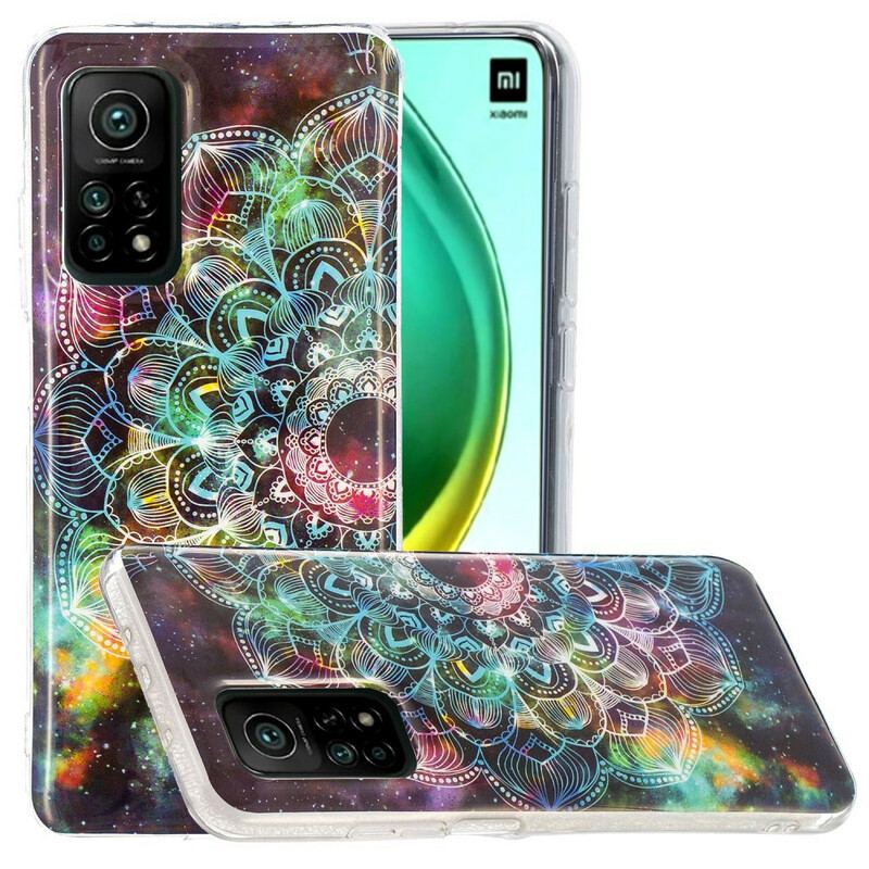 Capa Para Xiaomi Mi 10T / 10T Pro Série Floral Fluorescente