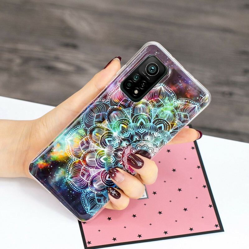 Capa Para Xiaomi Mi 10T / 10T Pro Série Floral Fluorescente