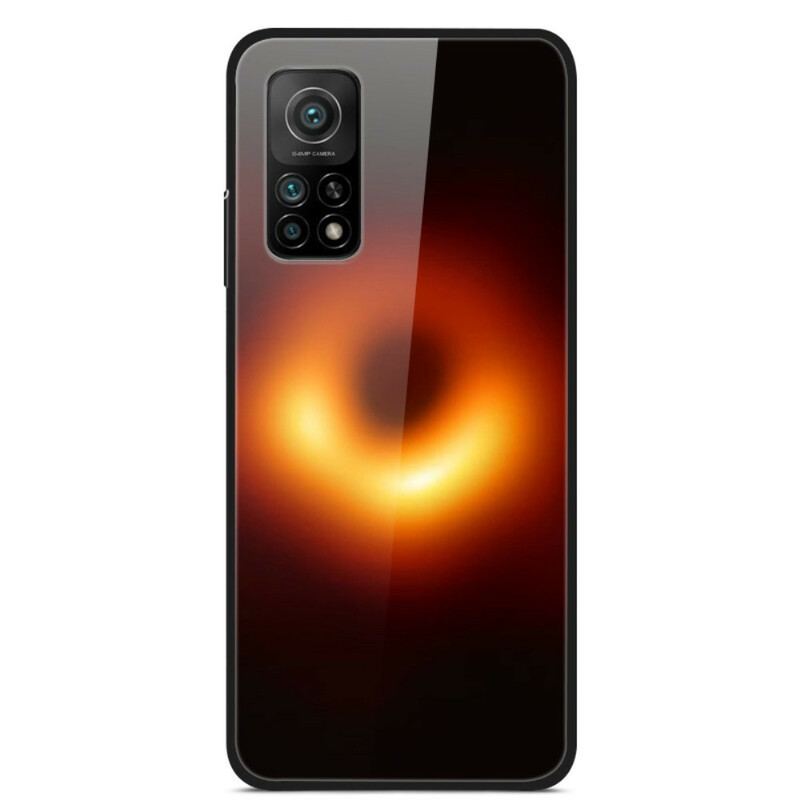 Capa Para Xiaomi Mi 10T / 10T Pro Vidro Temperado De Buraco Negro