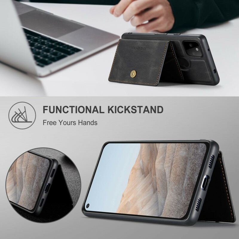 Capa Para Google Pixel 5A Porta Cartão Destacável