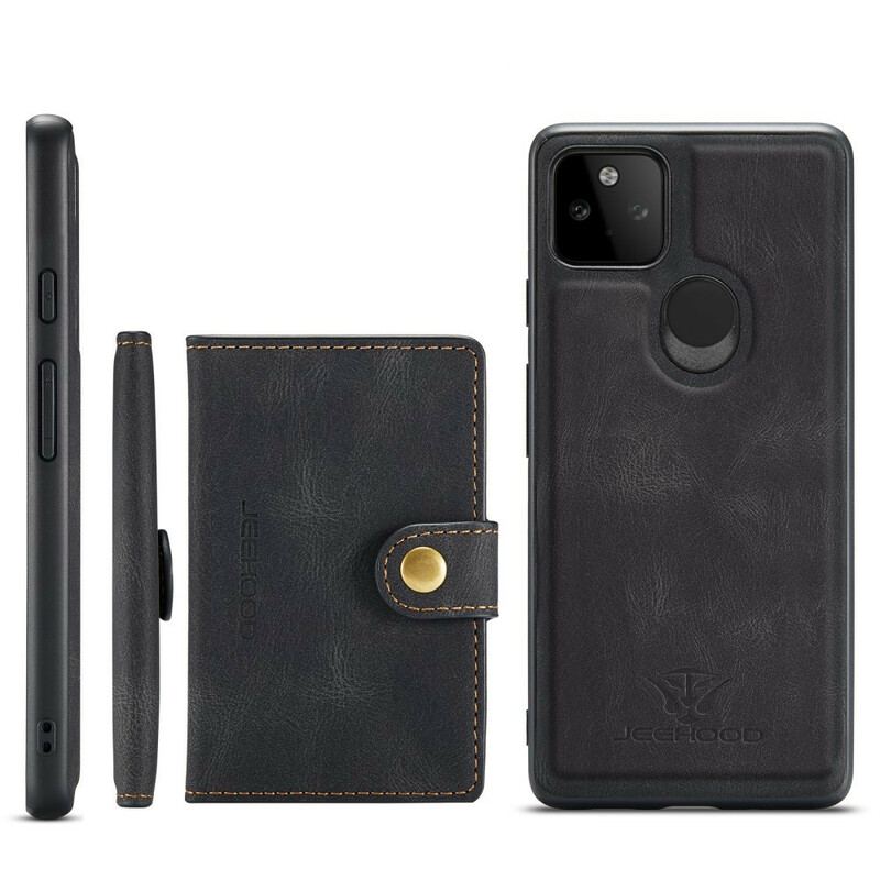 Capa Para Google Pixel 5A Porta Cartão Destacável