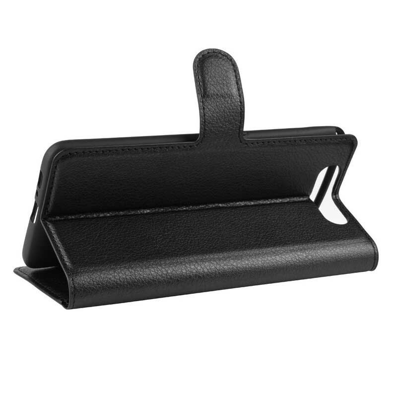 Capa De Couro Para Samsung Galaxy A80 / A90 Couro Sintético Retrô