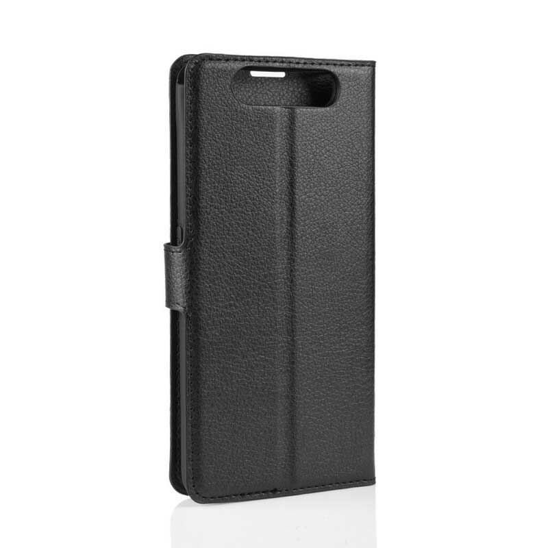 Capa De Couro Para Samsung Galaxy A80 / A90 Couro Sintético Retrô