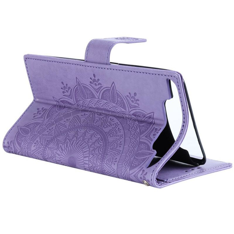 Capa Flip Para Samsung Galaxy A80 / A90 Mandala Do Sol