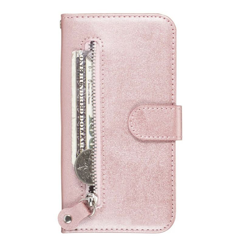 Capa Flip Para Samsung Galaxy A80 / A90 Porta-moedas Vintage