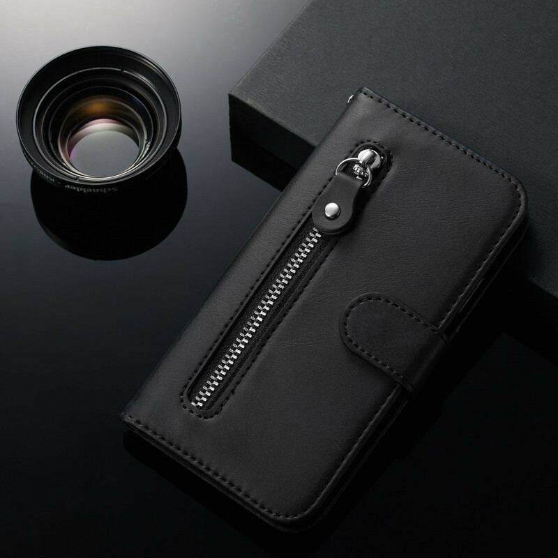 Capa Flip Para Samsung Galaxy A80 / A90 Porta-moedas Vintage