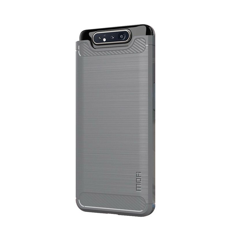 Capa Para Samsung Galaxy A80 / A90 Fibra De Carbono Escovada Mofi