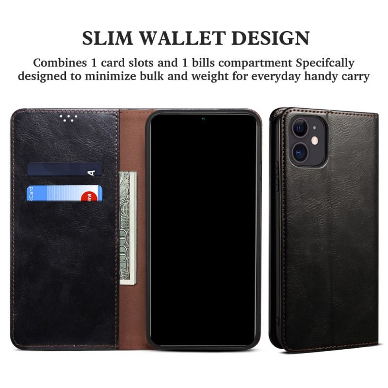 Capa De Celular Para Samsung Galaxy M32 Flip Couro Sintético Encerado