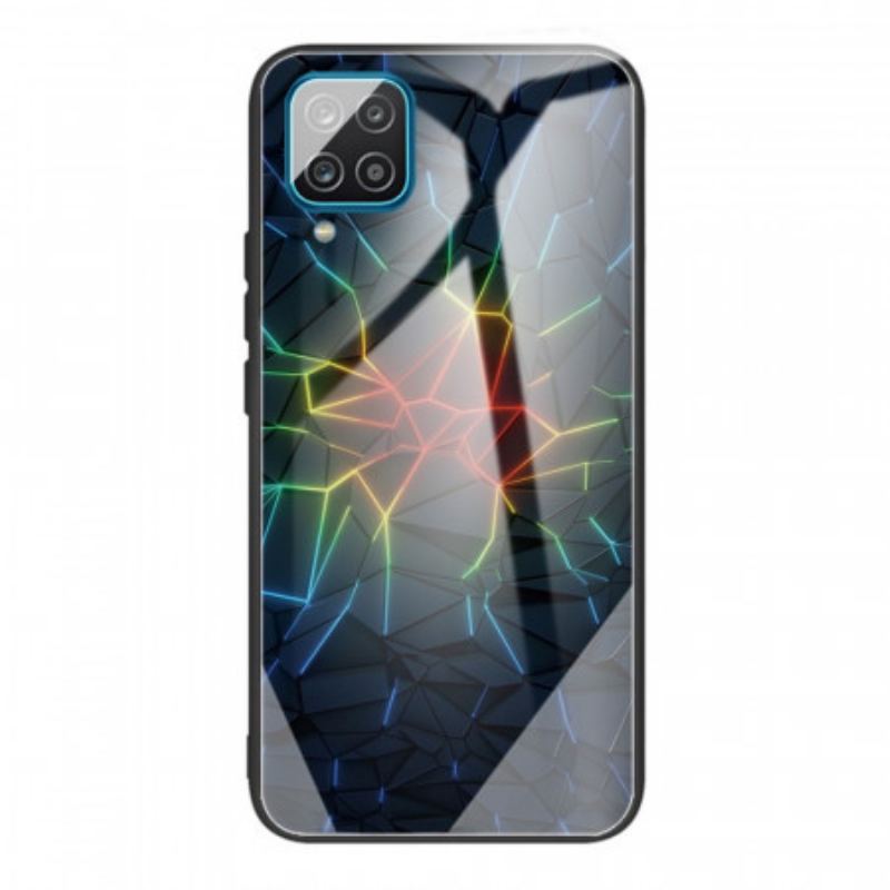 Capa De Celular Para Samsung Galaxy M32 Geometria Vidro Temperado