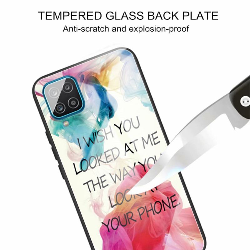 Capa De Celular Para Samsung Galaxy M32 Vidro Temperado Eu Desejo