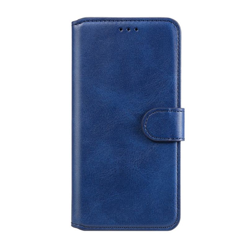Capa De Couro Para Samsung Galaxy M32 Clássico