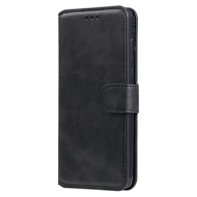 Capa De Couro Para Samsung Galaxy M32 Clássico