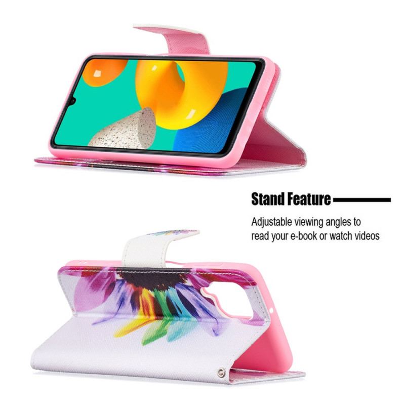 Capa Flip Para Samsung Galaxy M32 Elefante Indiano