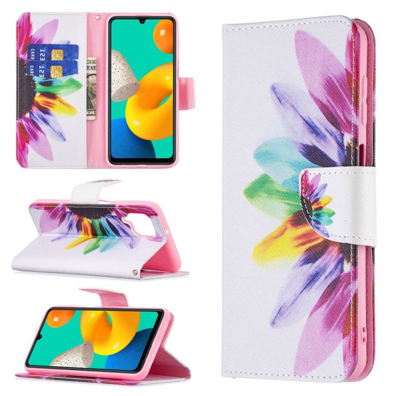 Capa Flip Para Samsung Galaxy M32 Elefante Indiano