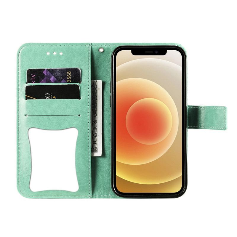 Capa Flip Para Samsung Galaxy M32 Flor Mandala