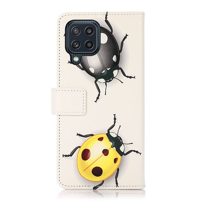 Capa Flip Para Samsung Galaxy M32 Joaninhas