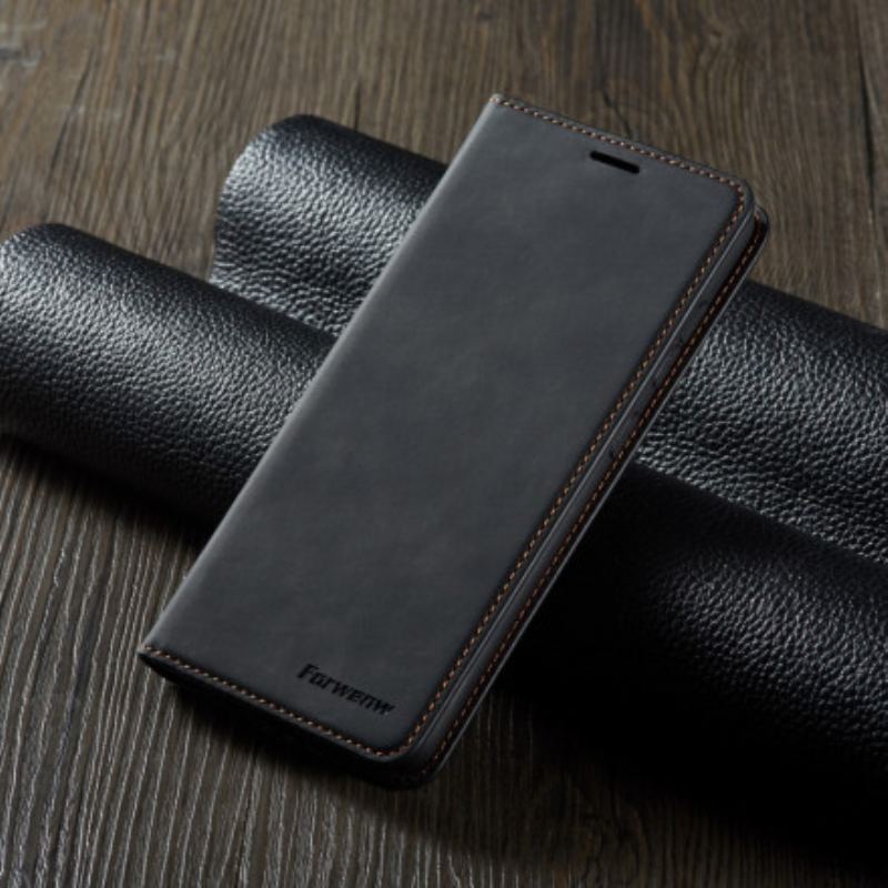 Capa De Celular Para Samsung Galaxy S21 Plus 5G Flip Forwenw Efeito Couro