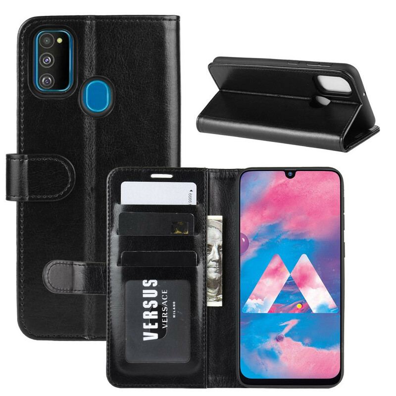 Capa Flip Para Samsung Galaxy M21 Couro Ultra Sintético