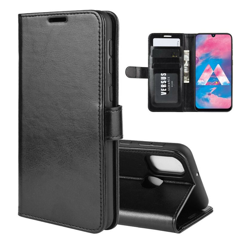 Capa Flip Para Samsung Galaxy M21 Couro Ultra Sintético