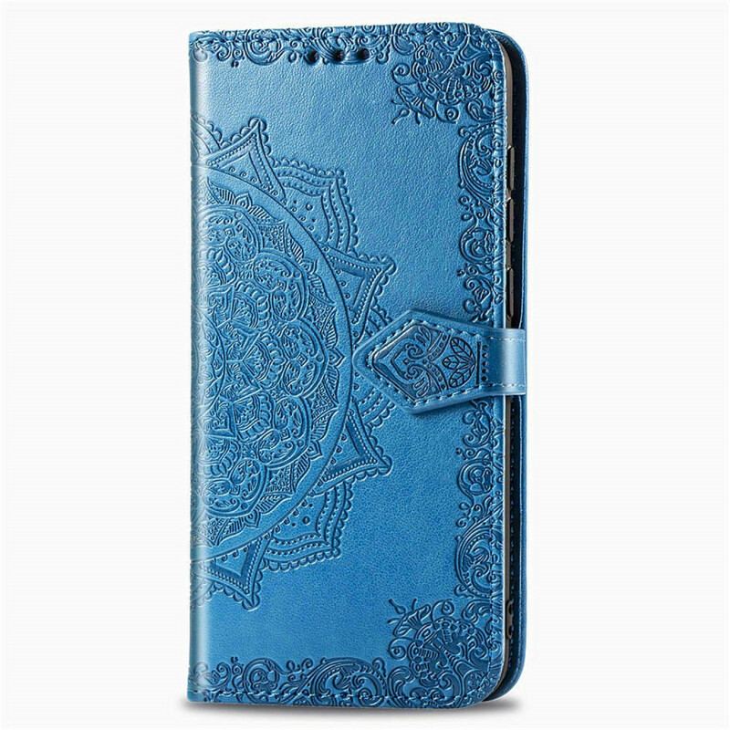 Capa Folio Para Samsung Galaxy M21 Mandala Idade Média