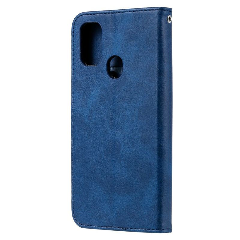 Capa Folio Para Samsung Galaxy M21 Porta-moedas Vintage