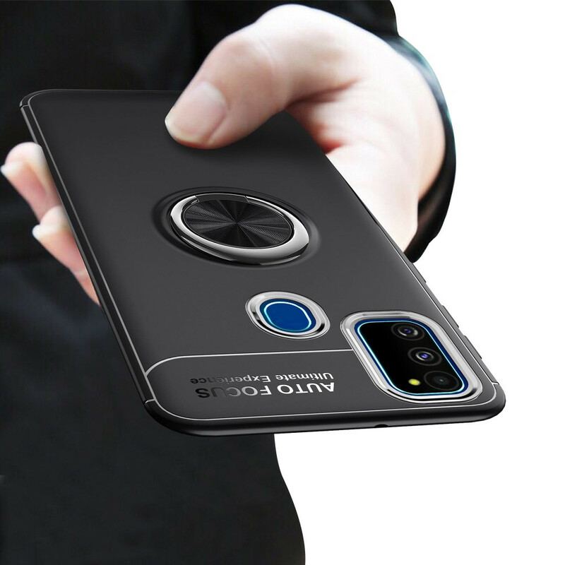 Capa Para Samsung Galaxy M21 Anel Giratório