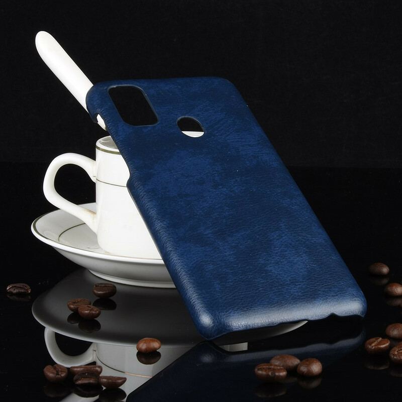 Capa Para Samsung Galaxy M21 Efeito Couro Lichia