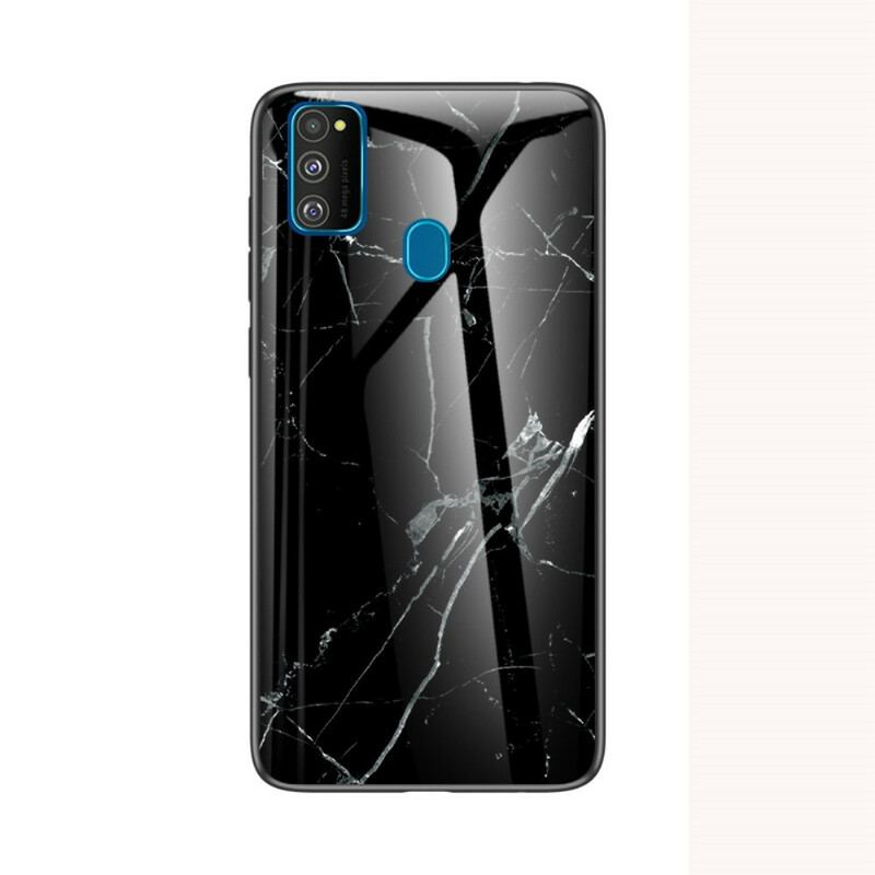 Capa Para Samsung Galaxy M21 Vidro Temperado De Cor Premium