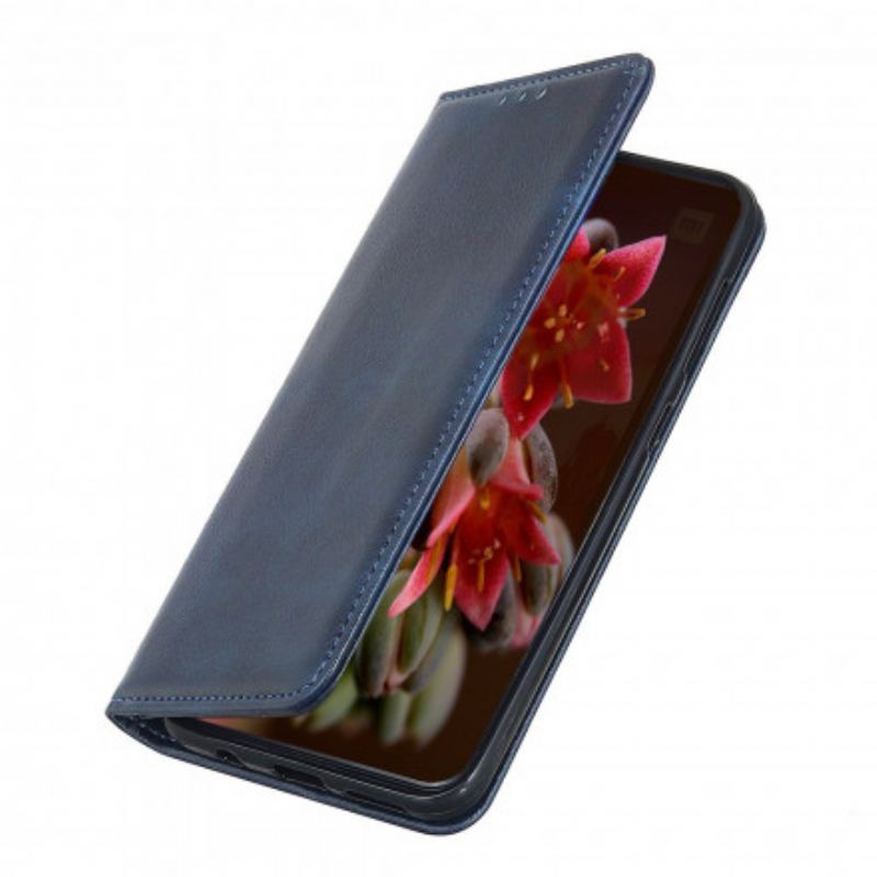Capa De Celular Para OnePlus 9 Flip Couro Rachado De Lichia
