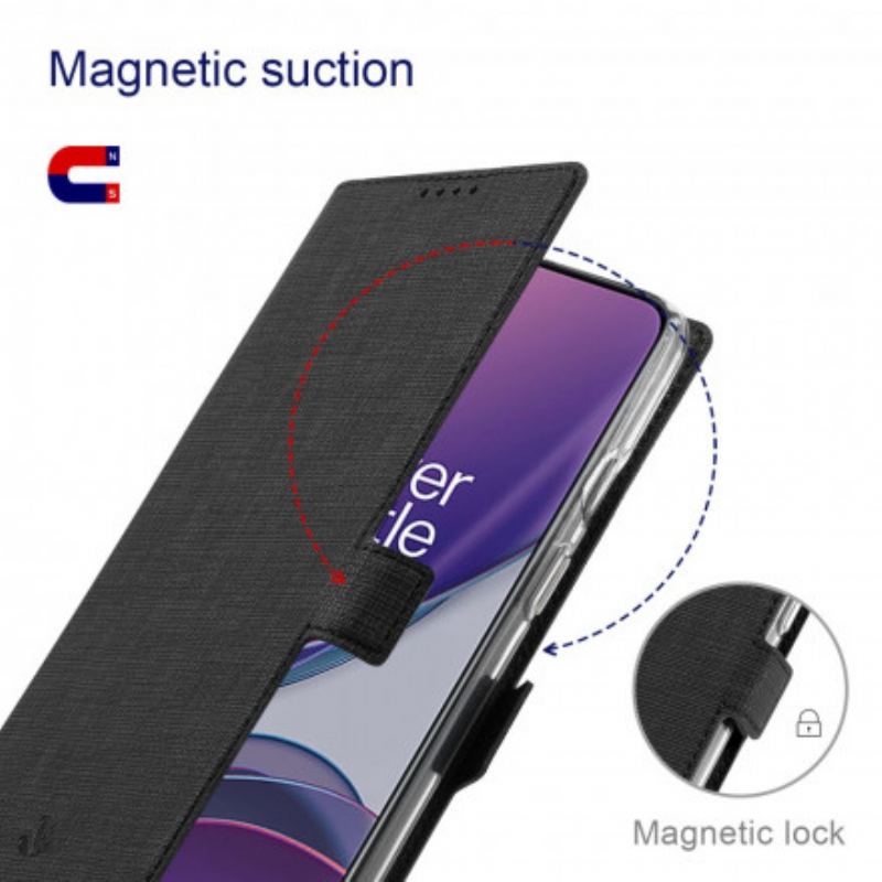 Capa De Celular Para OnePlus 9 Flip Vili Dmx Texturizado