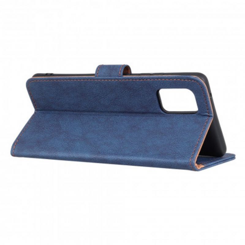 Capa Flip Para OnePlus 9 Couro Dividido Retrô Khazneh