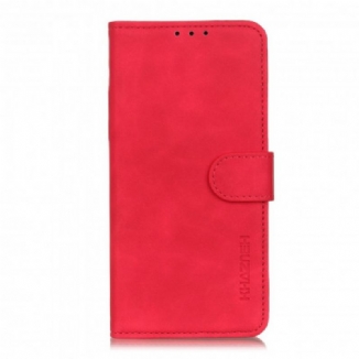 Capa Folio Para OnePlus 9 Efeito Couro Vintage Khazneh