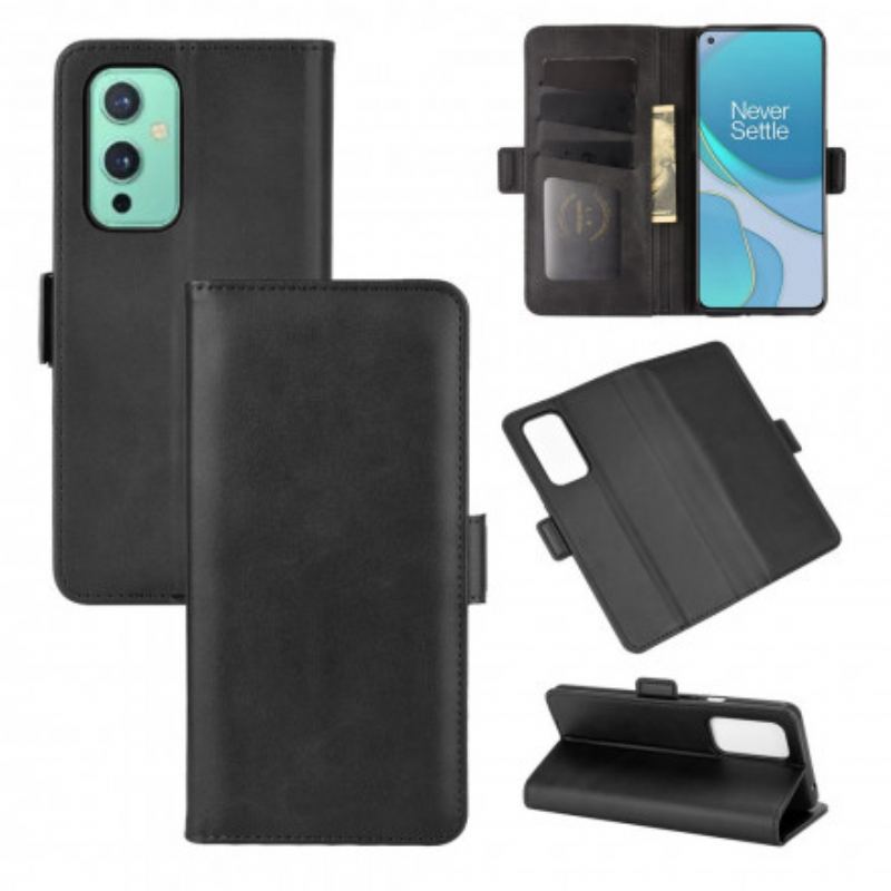 Capa Folio Para OnePlus 9 Flip Aba Dupla