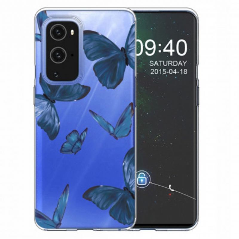 Capa Para OnePlus 9 Borboletas Selvagens