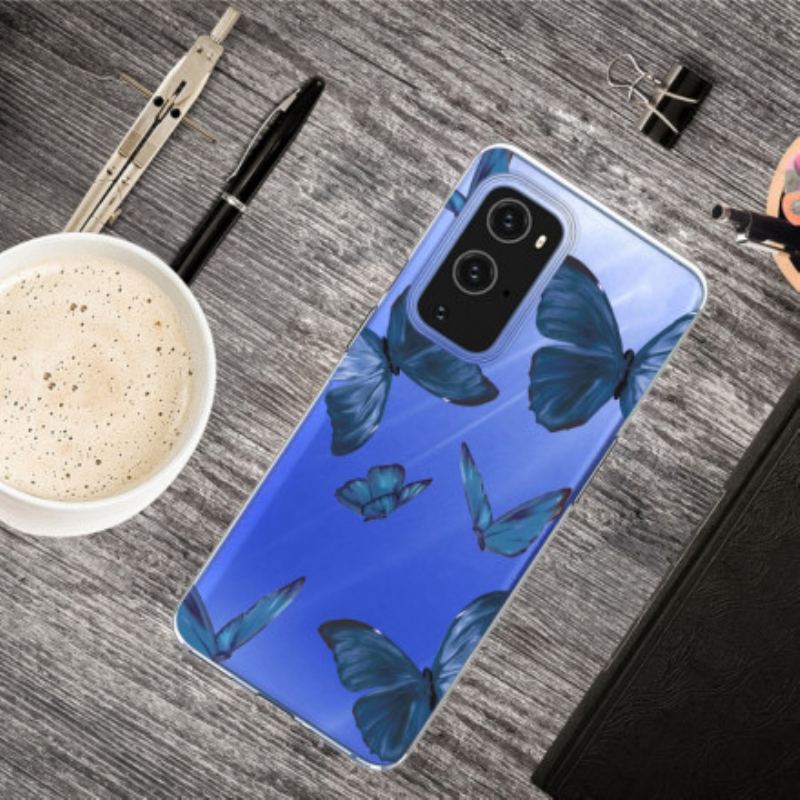 Capa Para OnePlus 9 Borboletas Selvagens