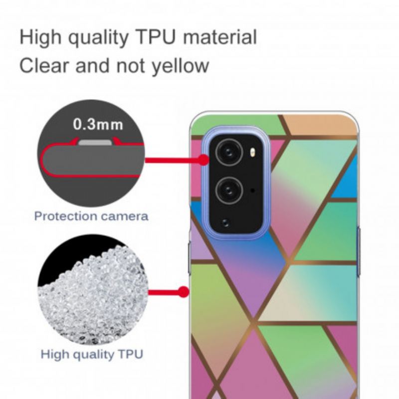 Capa Para OnePlus 9 Mármore Geométrico