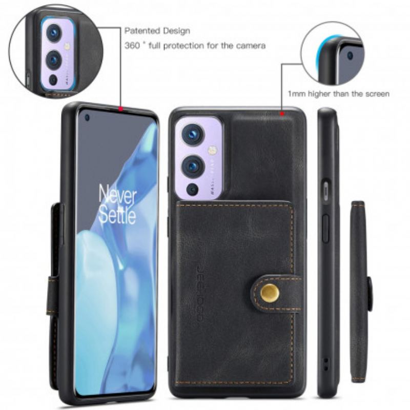 Capa Para OnePlus 9 Porta Cartão Destacável