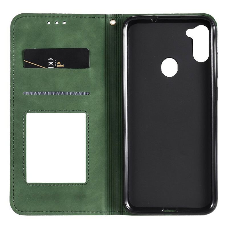Capa De Celular Para Samsung Galaxy M11 Flip Flores Barrocas