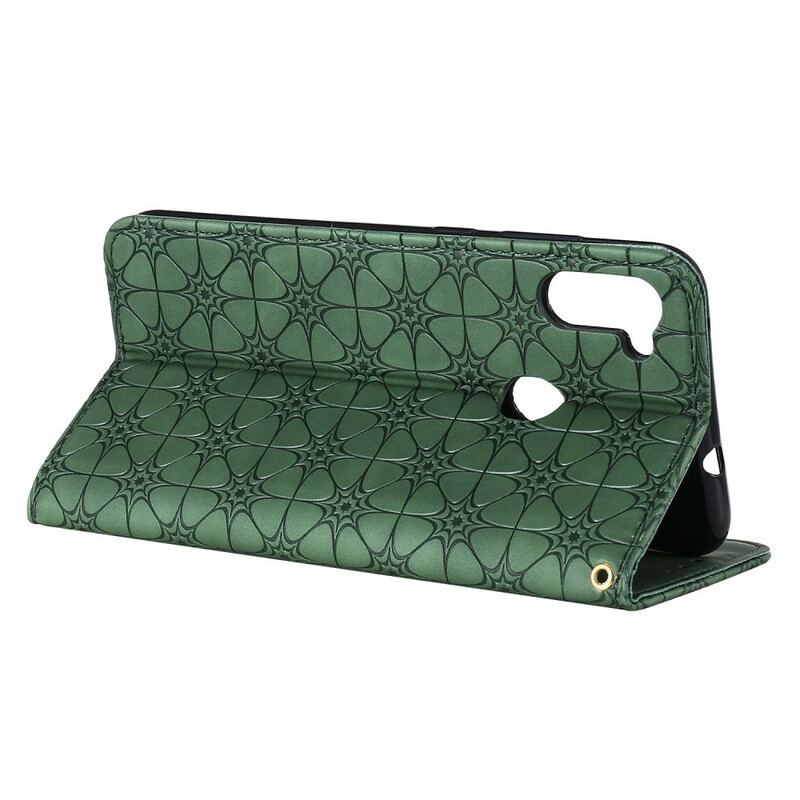 Capa De Celular Para Samsung Galaxy M11 Flip Flores Barrocas