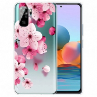 Capa De Celular Para Poco M5s Pequenas Flores Cor De Rosa
