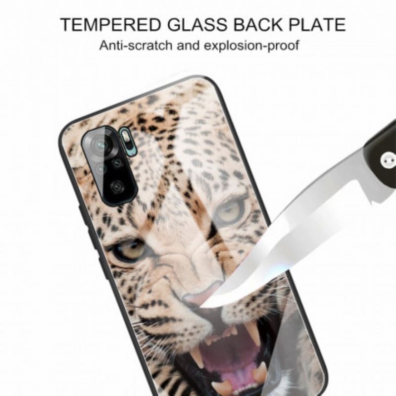 Capa Para Poco M5s Vidro Temperado Leopardo