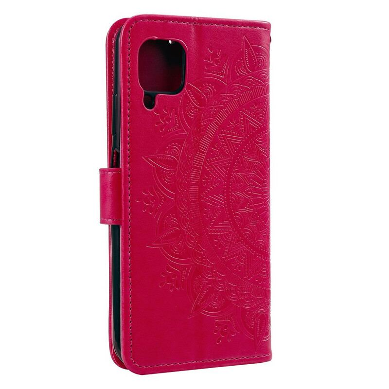 Capa Flip Para Huawei P40 Lite Mandala Do Sol